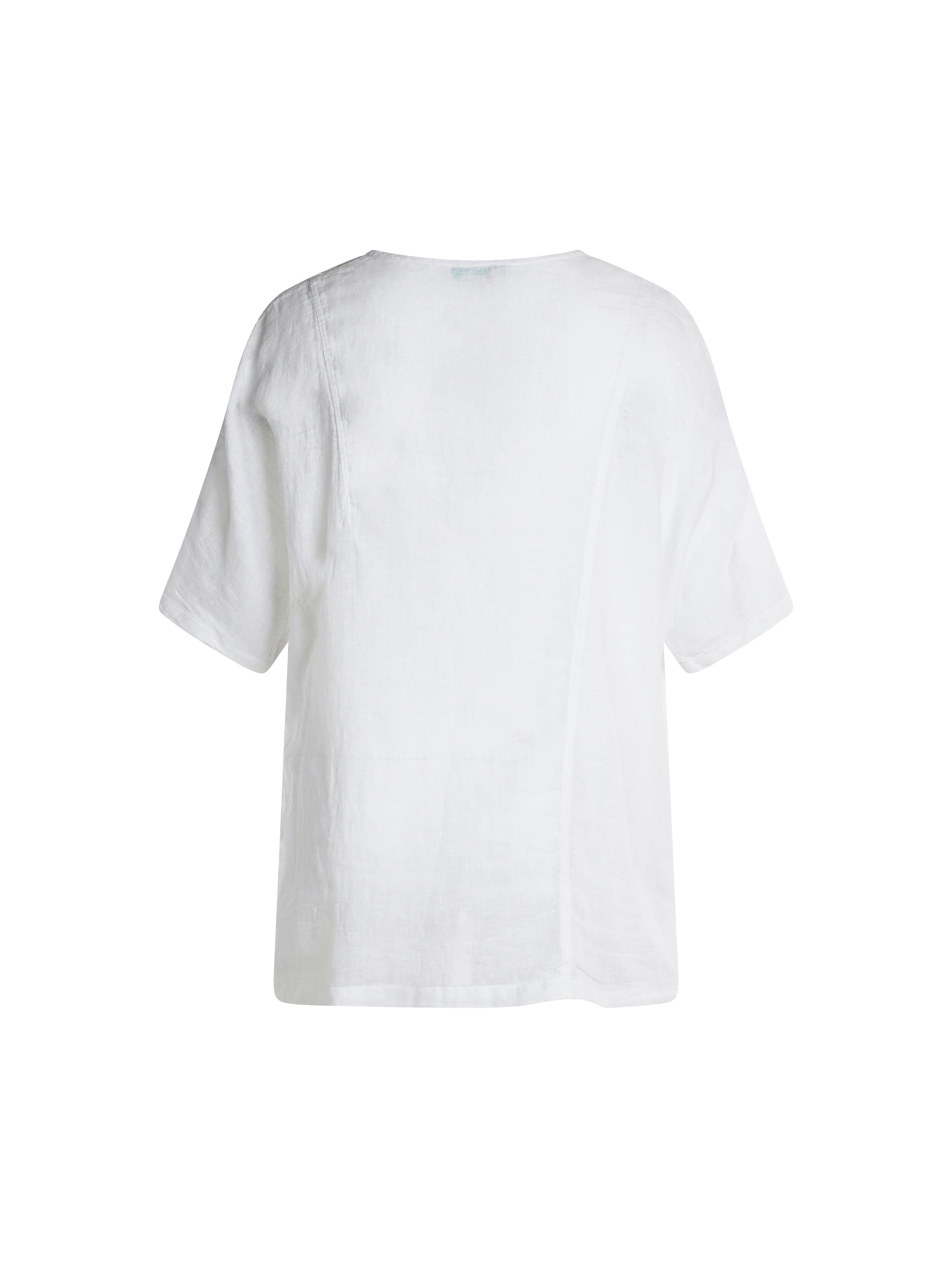 Haris Cotton Blouse 'Curve' in Wit