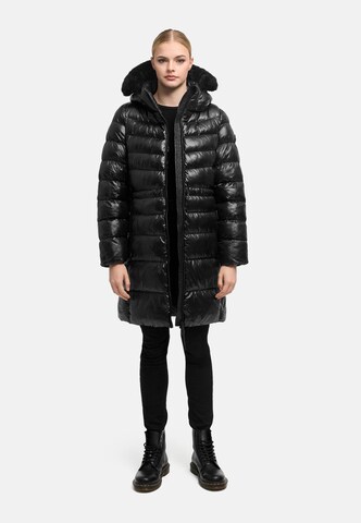 NAVAHOO Wintermantel 'Lumeiaa' in Zwart