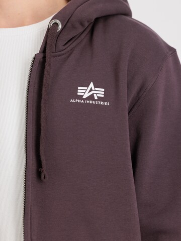 ALPHA INDUSTRIES Sweatjacka i brun