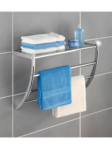 Wenko Bathroom Set 'Pescara' in Silver