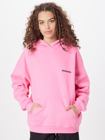 Sweat-shirt 9N1M SENSE en rose : devant