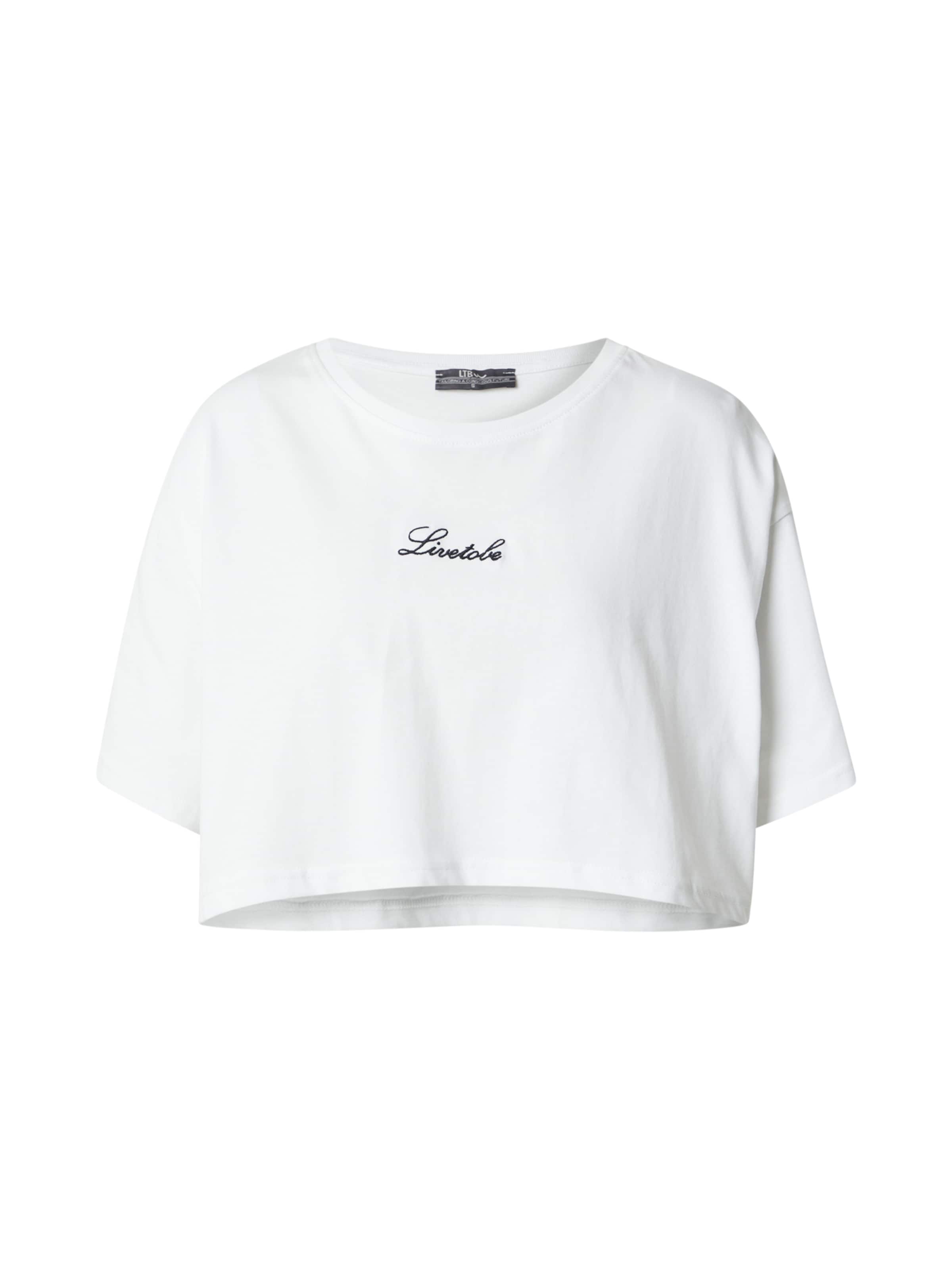 LTB T-Shirt 'NECABA' in Weiß: Vorderseite