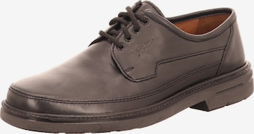 Chaussure à lacets 'Komfort Schnürschuh Herren 26260 Echtleder in schwarz' SIOUX en marron : devant