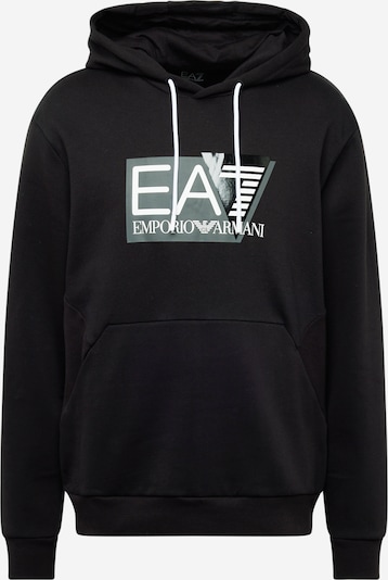 EA7 Emporio Armani Sweatshirt in Grey / Black / White, Item view
