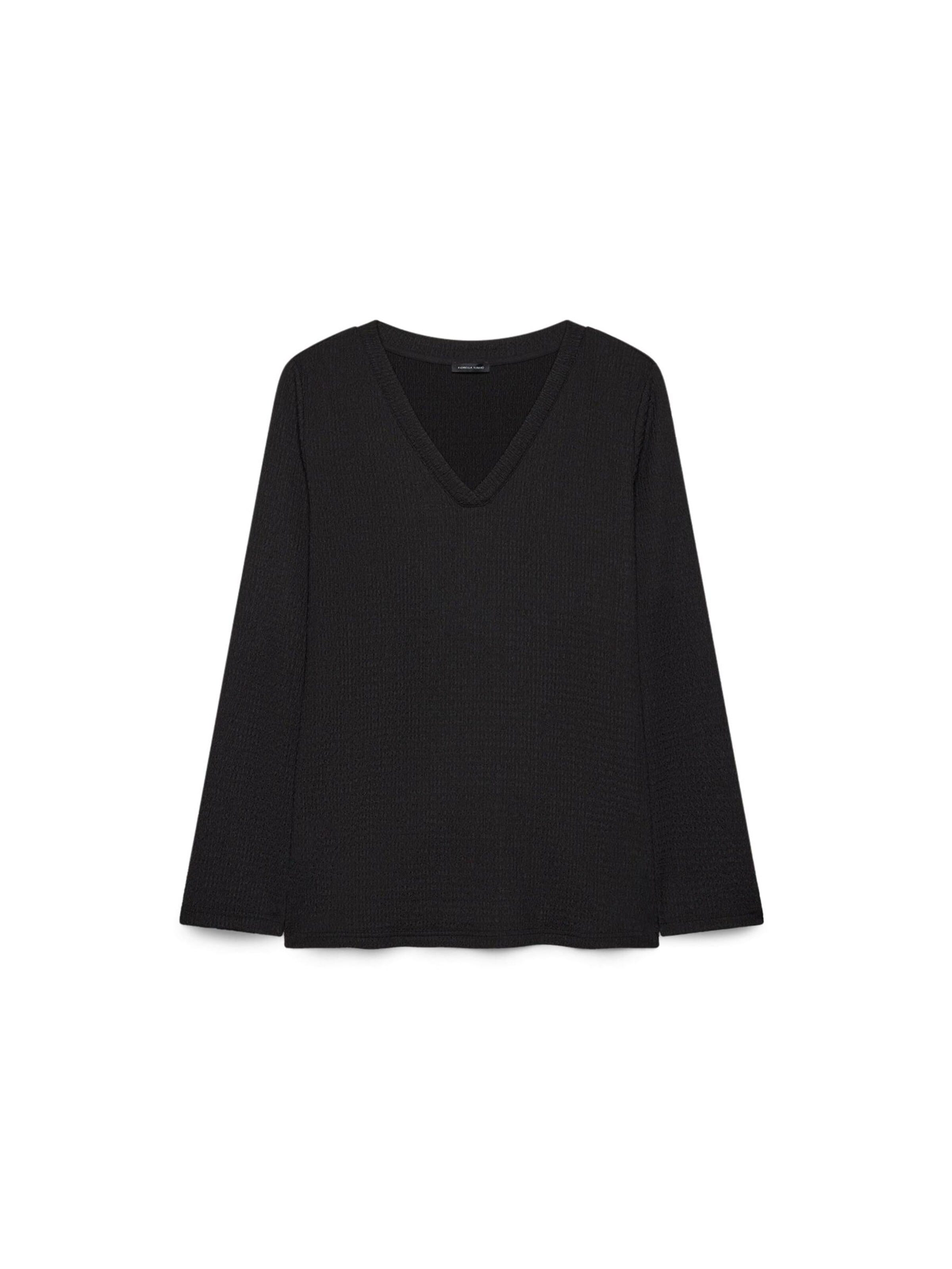 T-shirt Fiorella Rubino en noir : devant