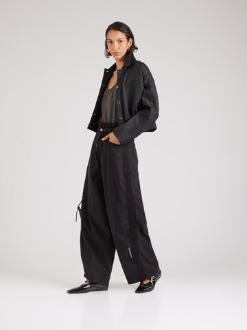10Days Wide leg Trousers in Black