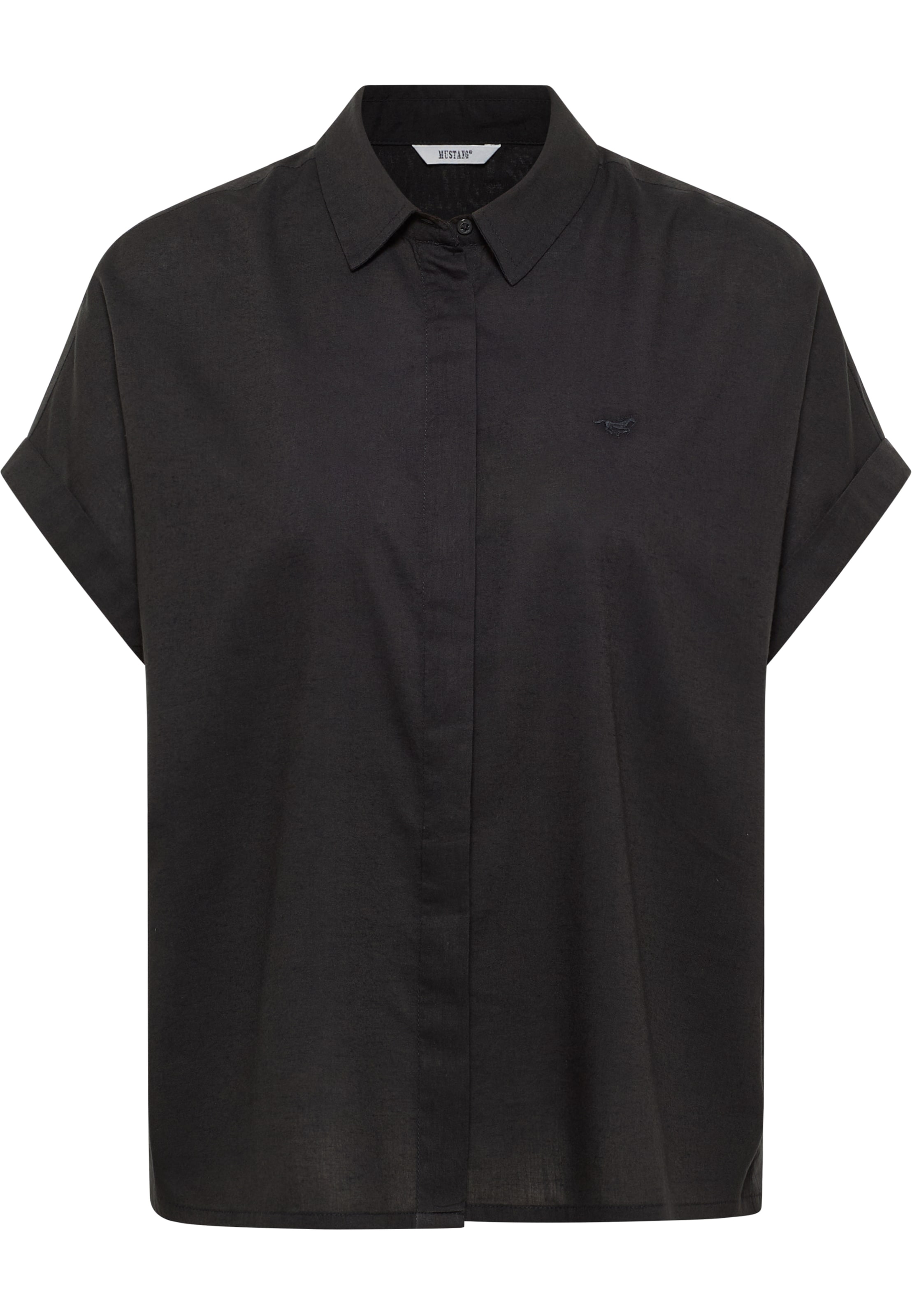 MUSTANG Blouse 'Elsa' in Black: front