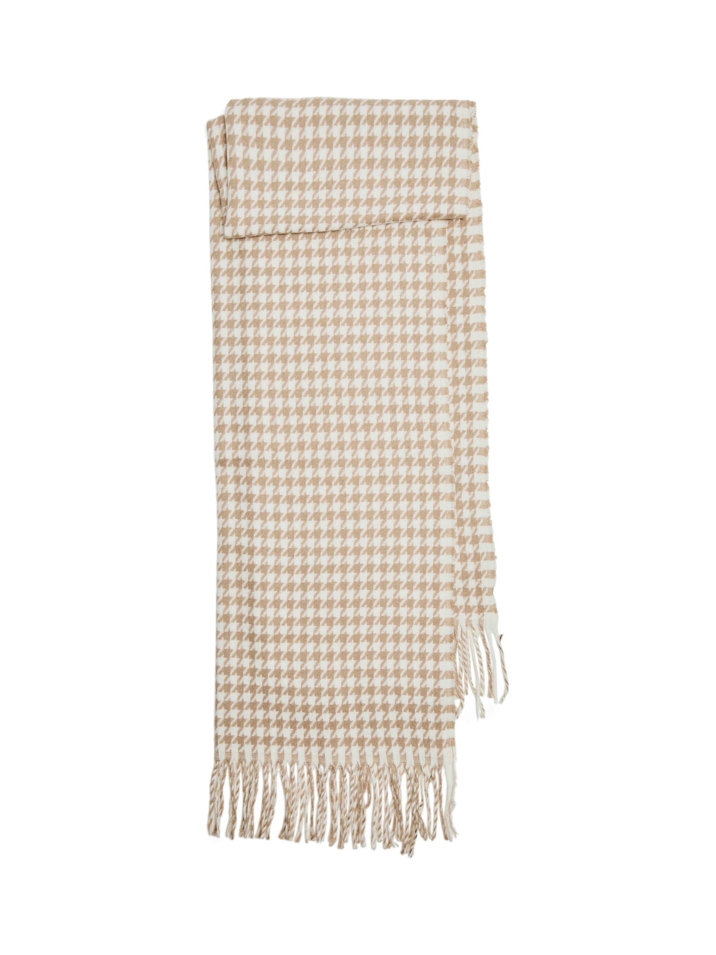 Écharpe 'PCJira' PIECES en beige : devant