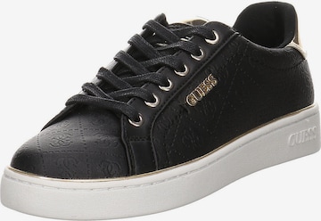 GUESS Sneakers 'BECKIE/ACTIVE LADY/LEATHER LIK' in Black: front