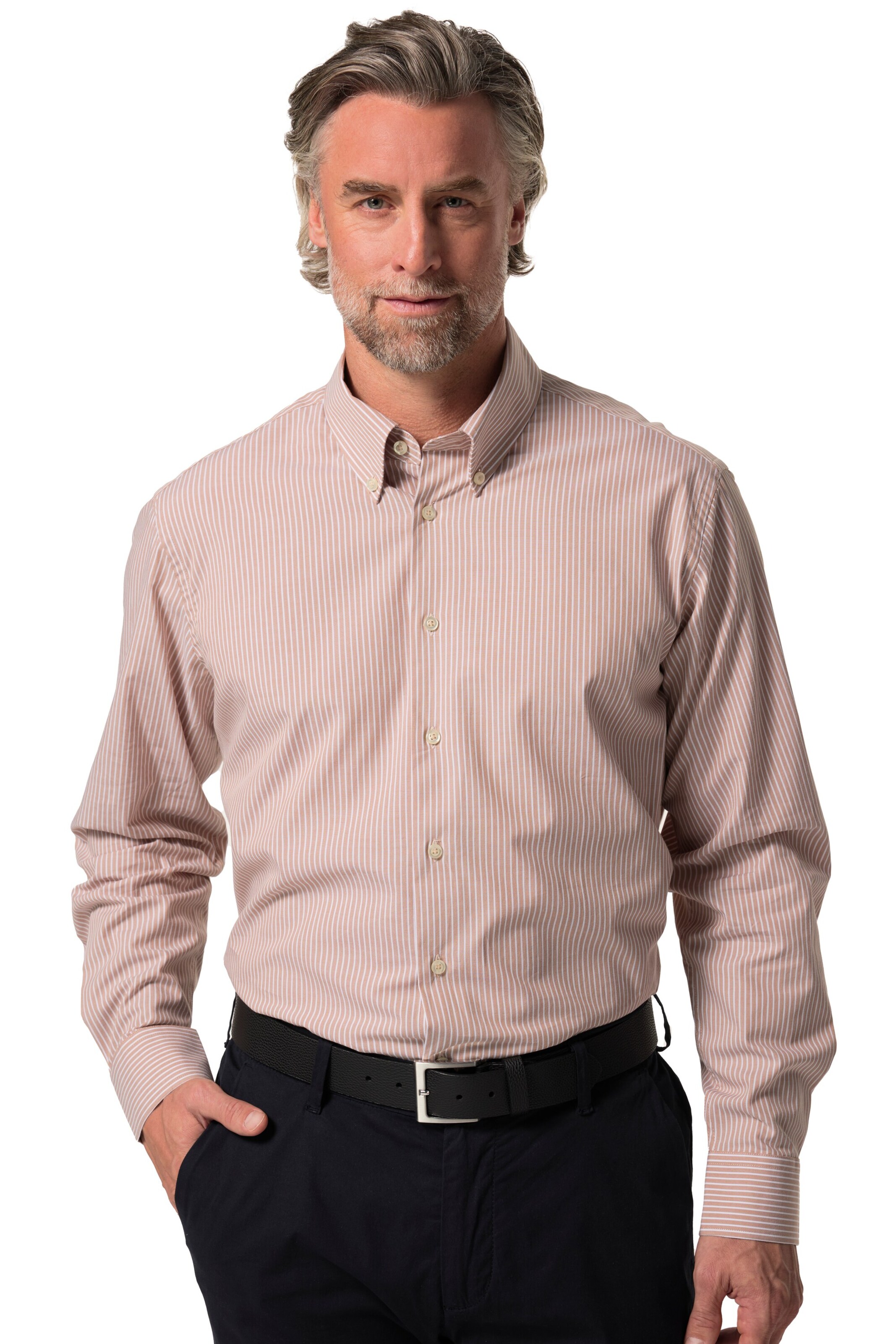 Boston Park Comfort fit Overhemd in Oranje: voorkant