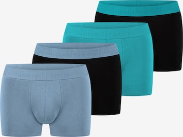 Bruno Banani Boxershorts 'Flowing' in Blau: Vorderseite