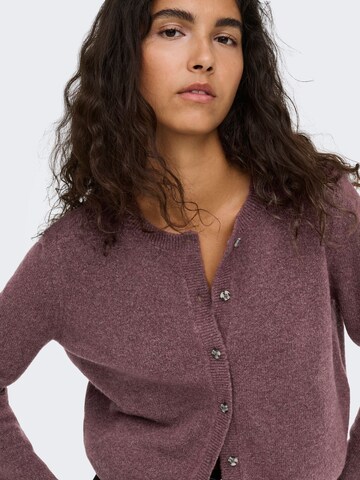 JDY Knit cardigan in Purple