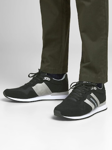 JACK & JONES Sportieve veterschoen 'Stellar' in Zwart: voorkant