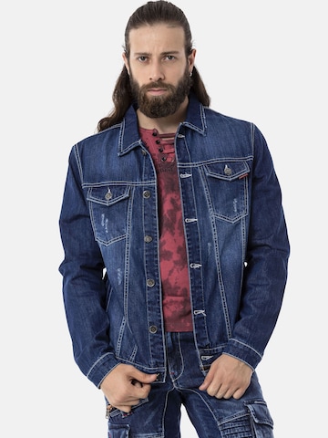 Veste mi-saison 'CJ289' CIPO & BAXX en bleu : devant