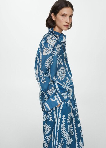 MANGO Blouse 'Nemo' in Blauw