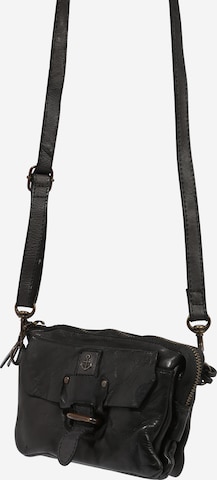 Harbour 2nd - Bolso de hombro 'Luna' en negro: frente