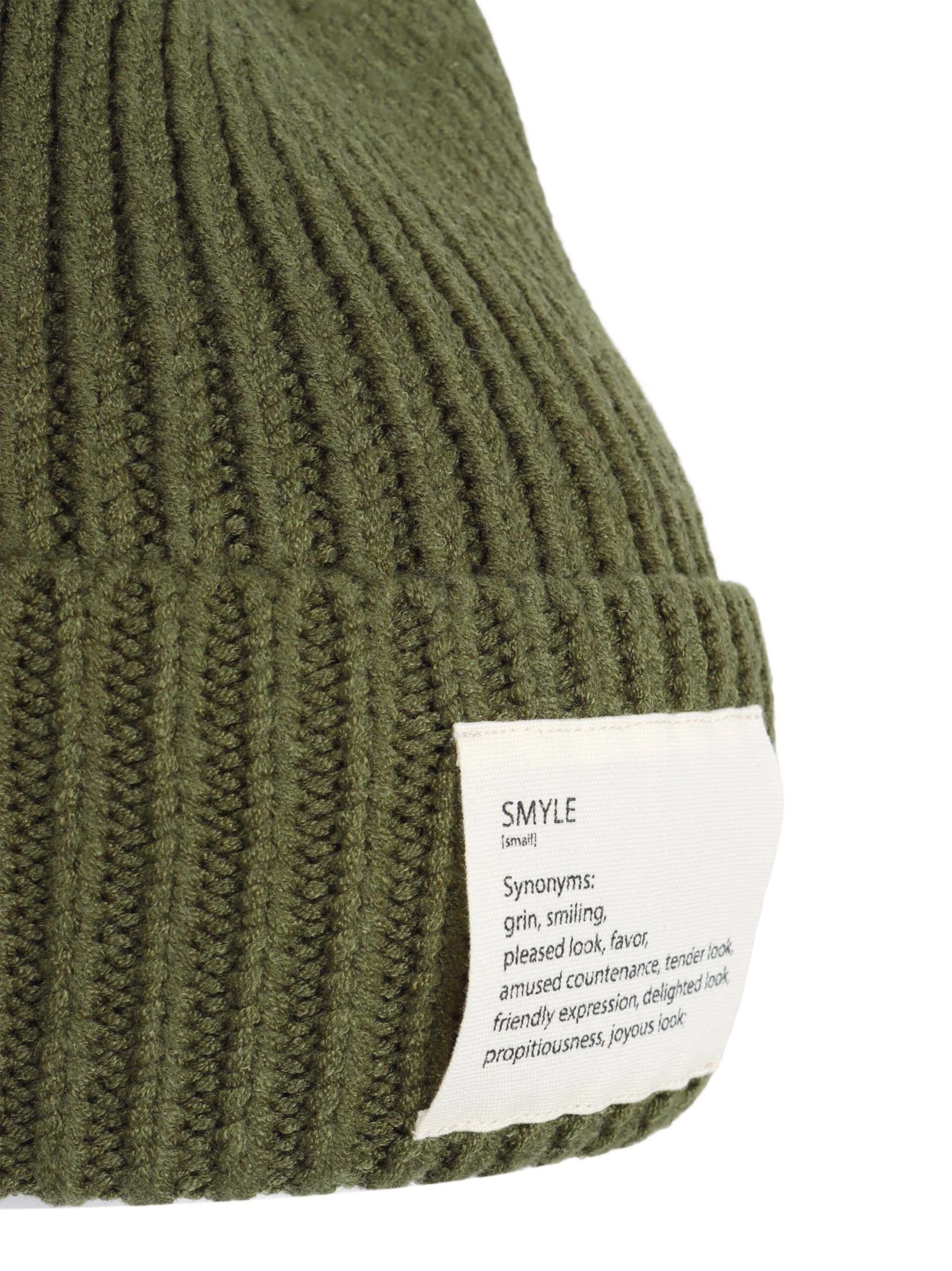 SAMAYA Beanie 'Smyle' in Grün