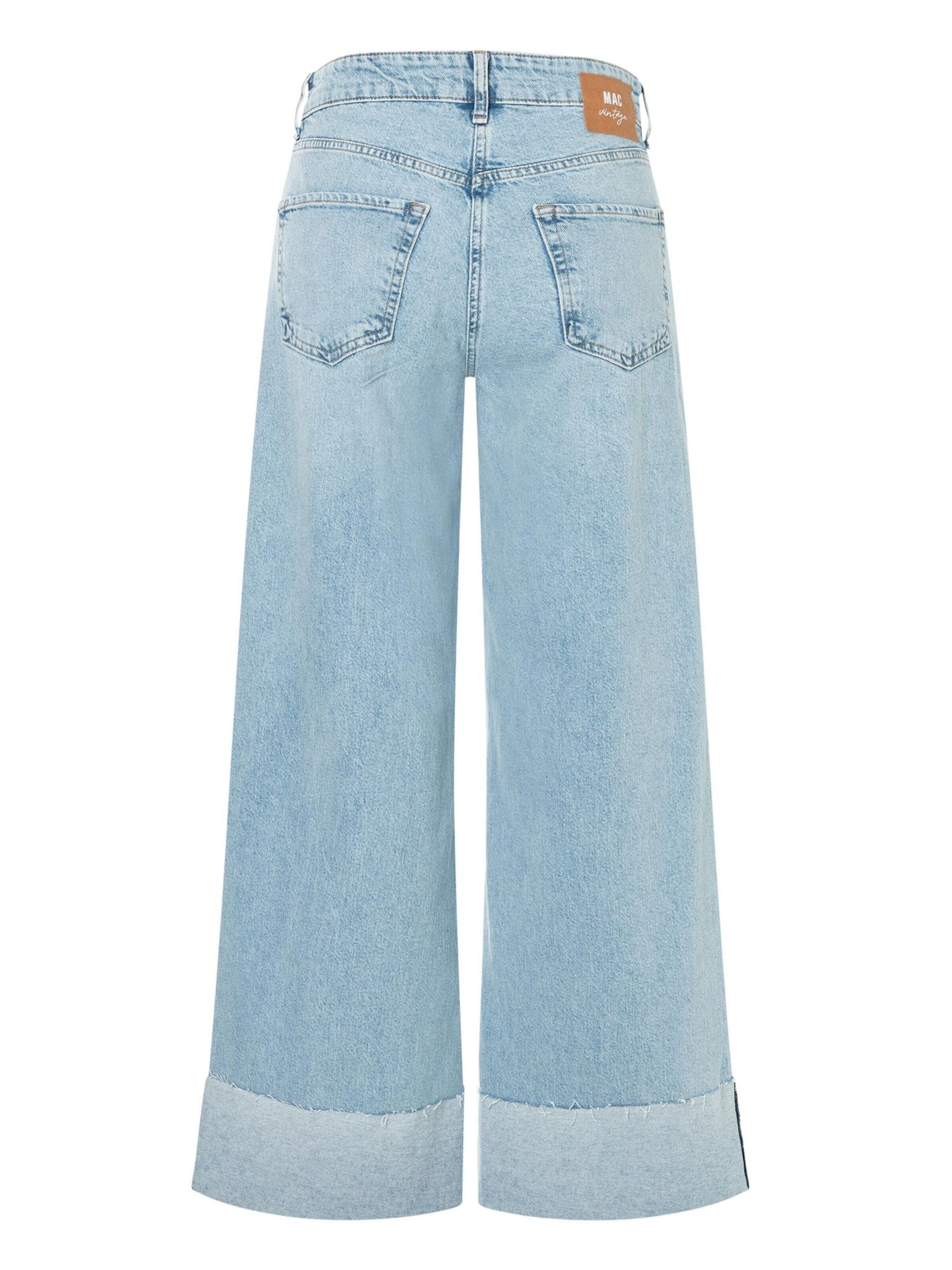 MAC Wide leg Jeans 'Nevada' in Blue