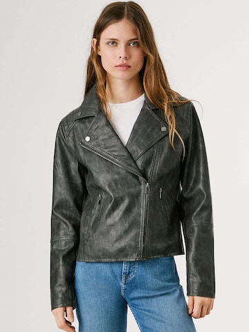 Pepe Jeans Tussenjas 'Stacy' in Zwart: voorkant