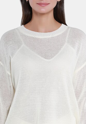 Pull-over Usha en blanc