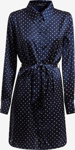 GUESS Shirt Dress in Blue: front
