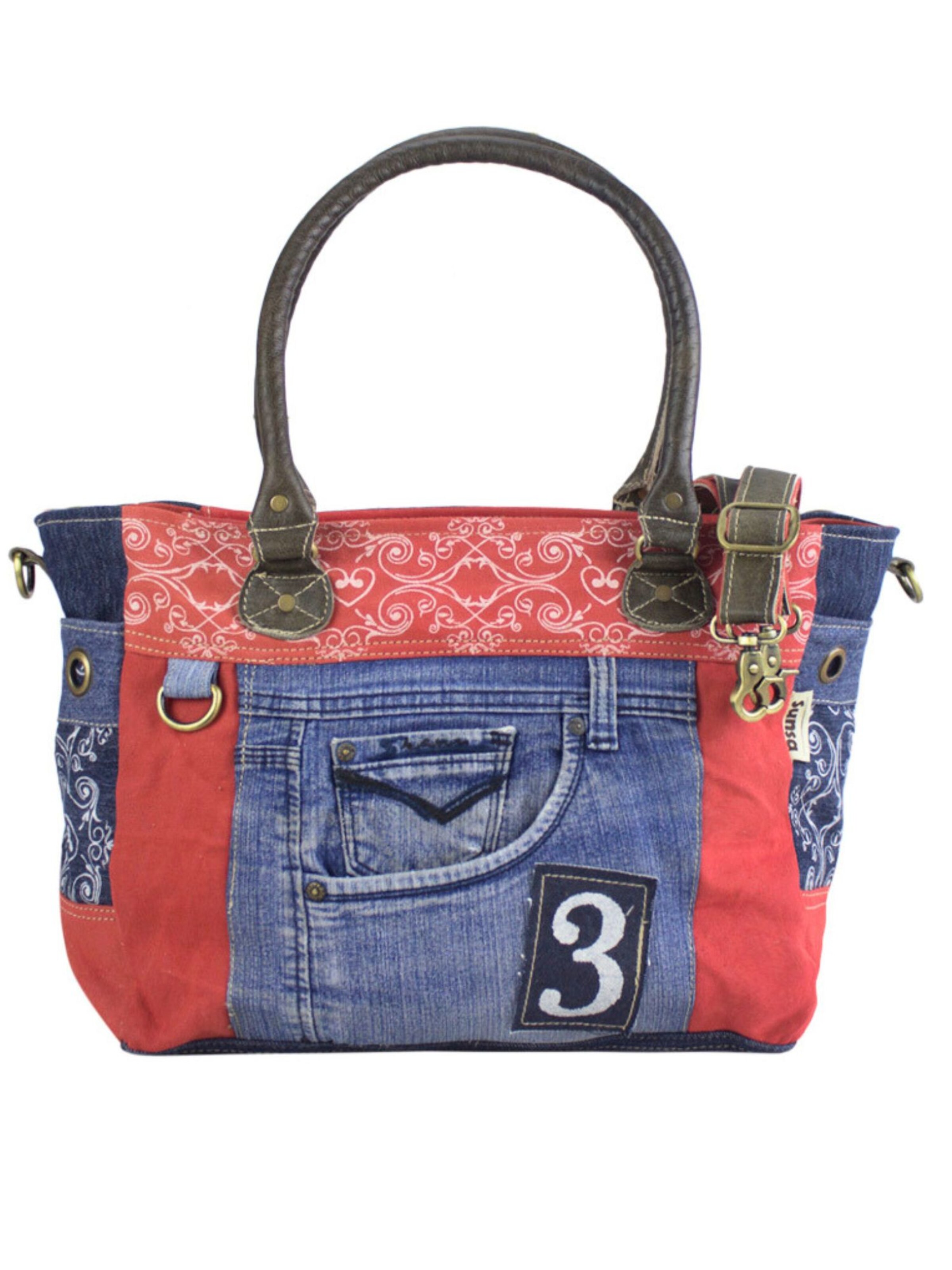 Sunsa Handtasche 'Sunsa'‌‌‌‌‌‌‌ in Rot: Vorderseite