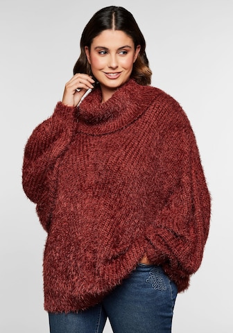SHEEGO Sweater in Brown: front