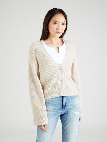 Cardigan Calvin Klein en beige : devant