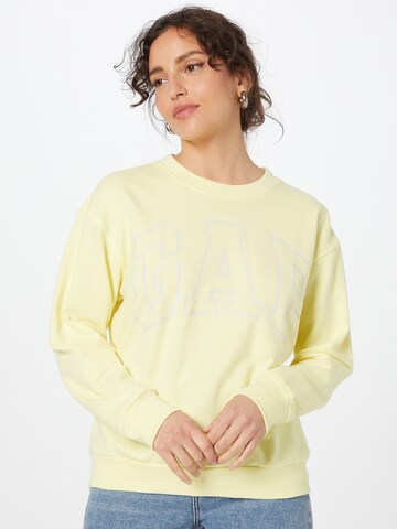 GAP Sweatshirt in Yellow: front