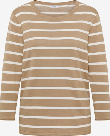 CECIL Sweater in Beige: front