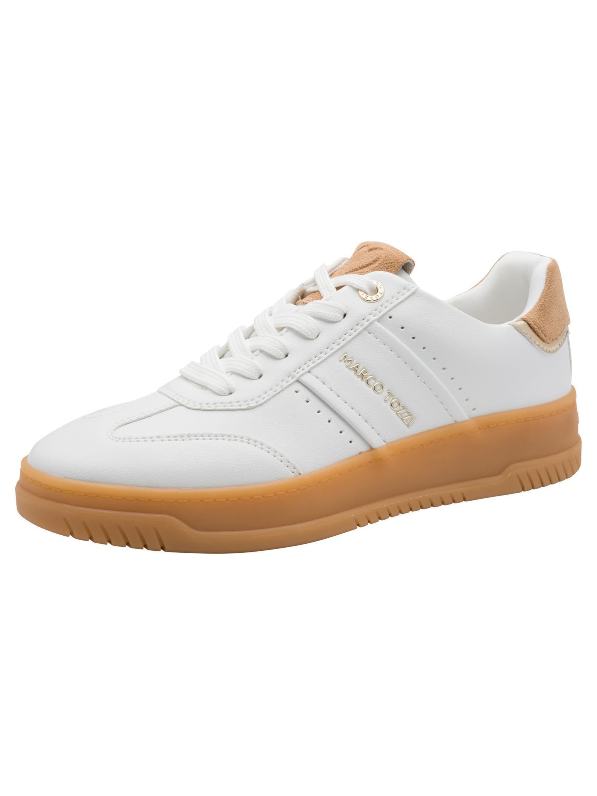 Baskets basses MARCO TOZZI en blanc : devant