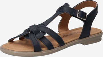 RICOSTA Sandalen 'Birte' in Blauw: voorkant