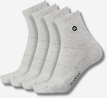 Chaussettes QOLONIA en gris : devant