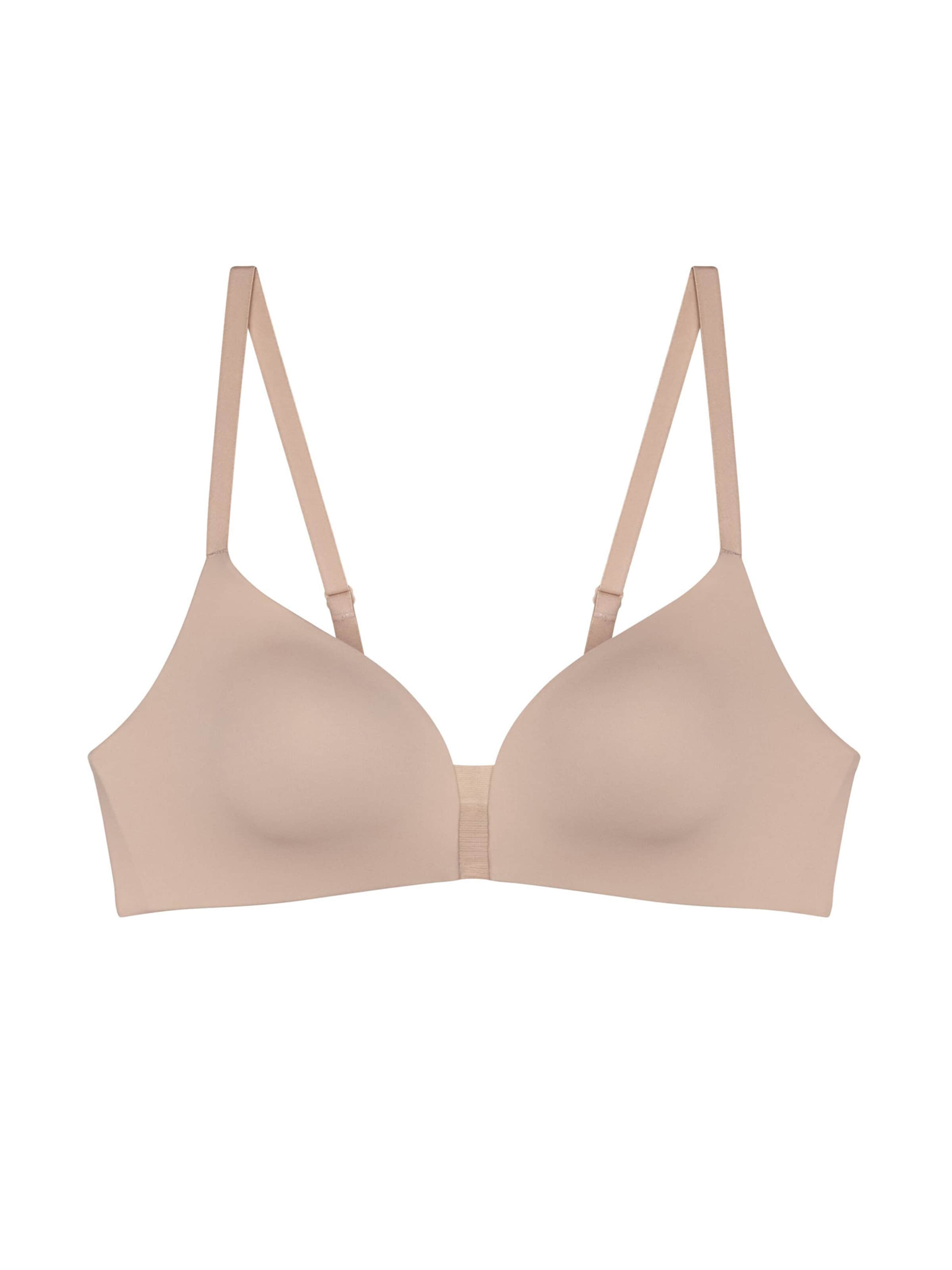 TRIUMPH T-Shirt Soft-BH ' Flex Smart ' in Beige: Vorderseite