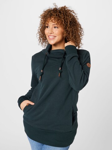 Ragwear Plus Sweatshirt 'NESKA' in Grün: predná strana