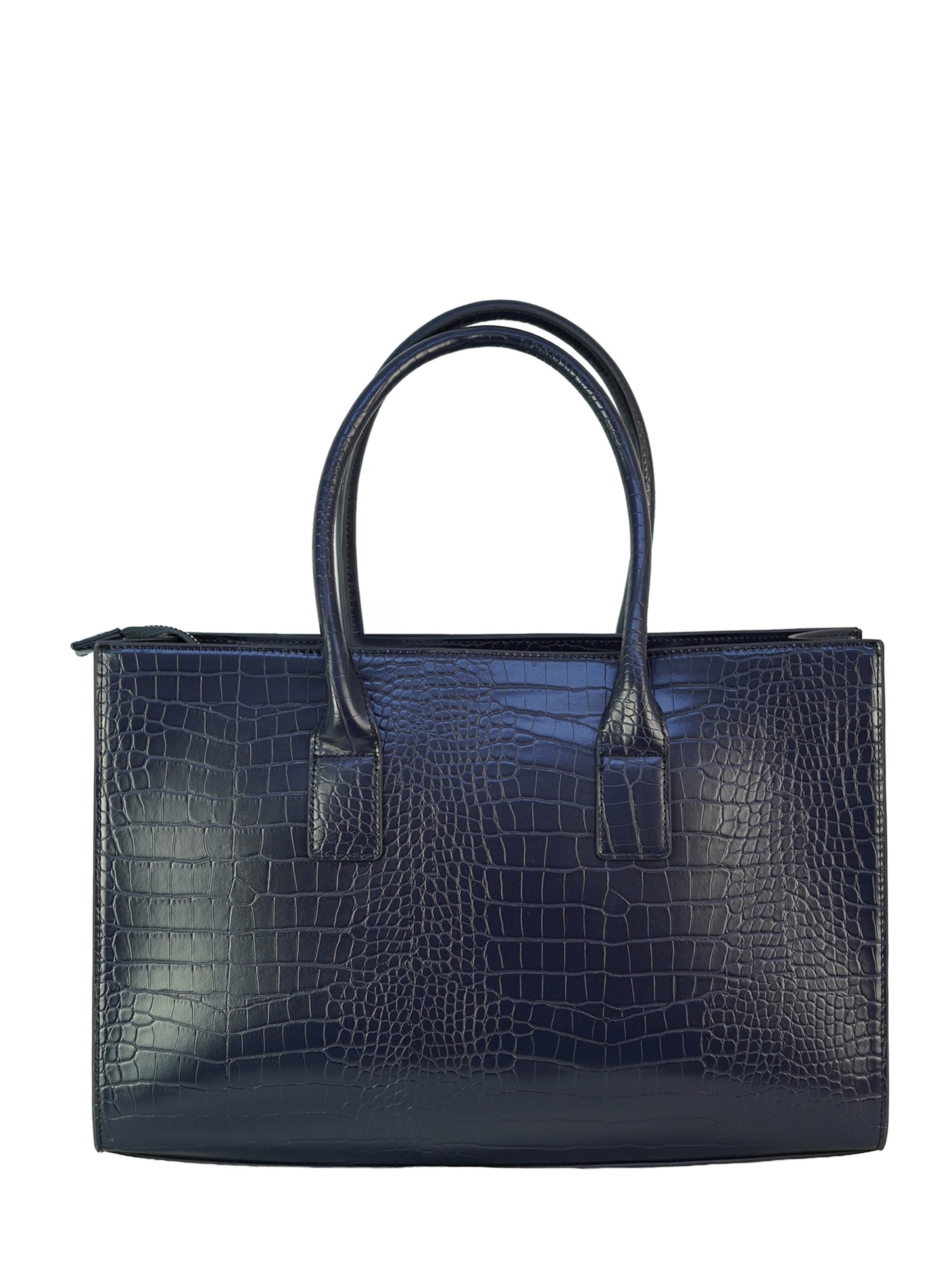 Shopper 'Borsa Shopper Elena Bruno Magli Eco-Pelle Coccodrillo Zip' di Bruno Magli in blu