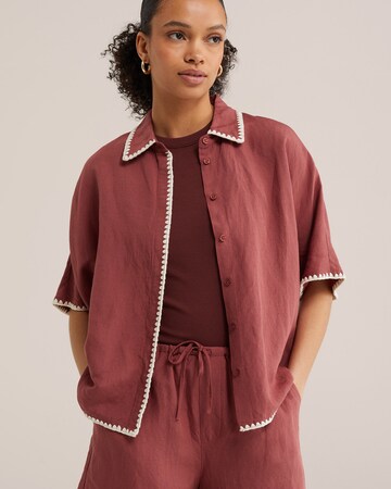 WE Fashion - Blusa em rosa: frente