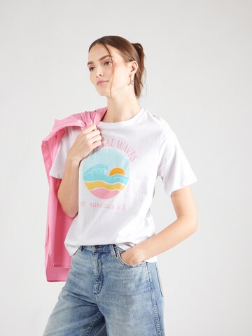PIECES - Camisa 'PCBANDA' em branco: frente