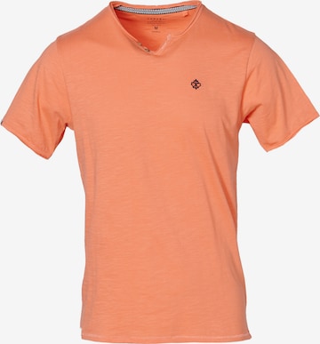KOROSHI Shirt in Oranje: voorkant