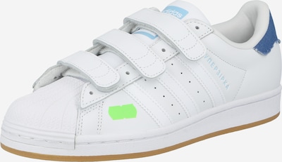 Sneaker low 'Superstar X Kseniaschnaider' ADIDAS ORIGINALS pe albastru / verde neon / alb, Vizualizare produs