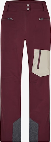 ZIENER Workout Pants 'THOLINE' in Red: front