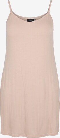 Zizzi Kjole 'MILLE' i beige: forside