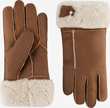 Roeckl Full finger gloves 'VIK' in Beige: front