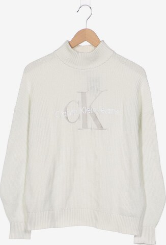 Calvin Klein Jeans Sweater & Cardigan in L in White: front