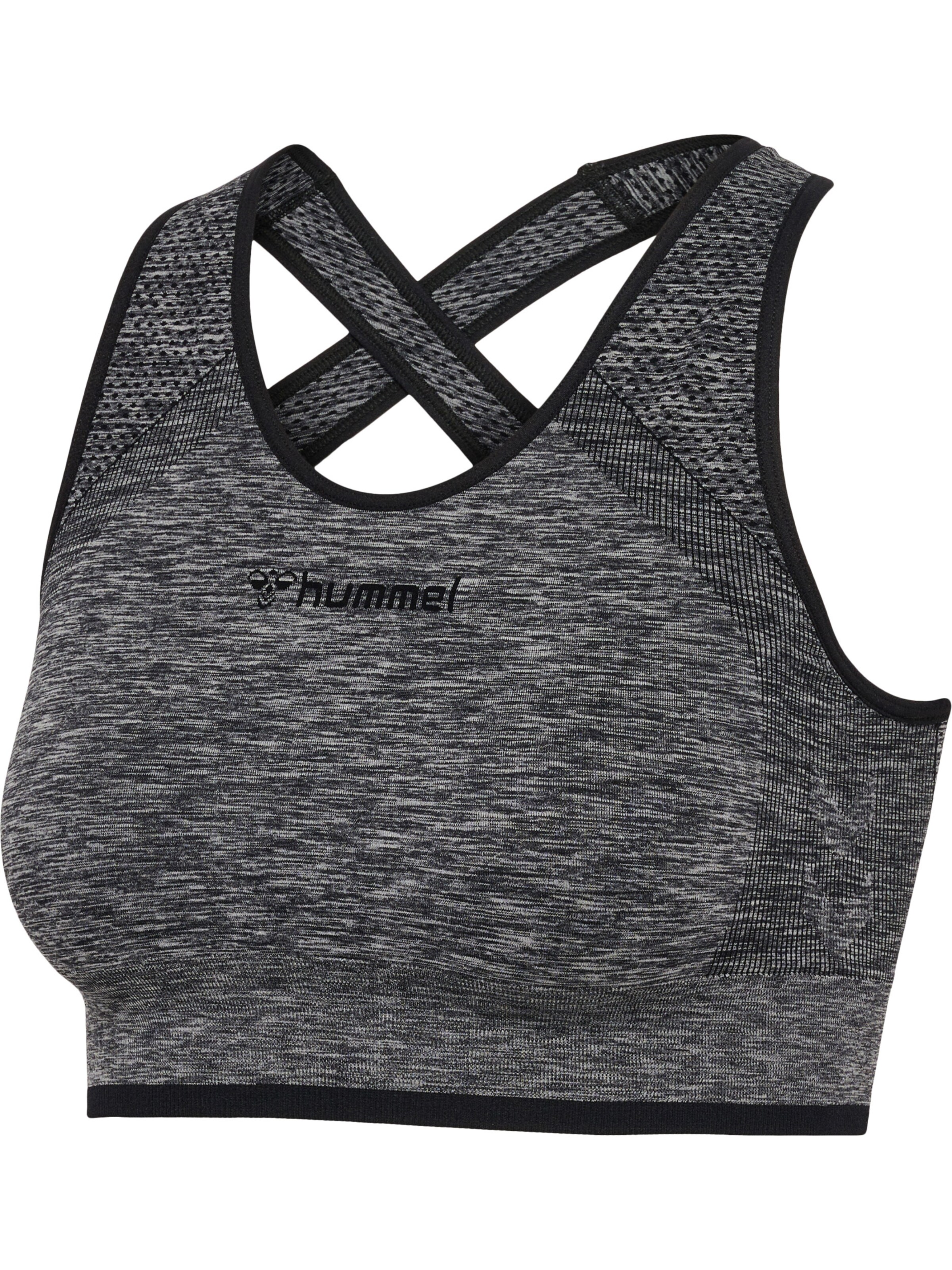 Hummel Bustier Sports-BH i grå