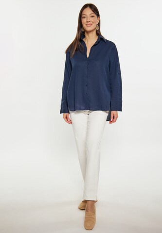 Camicia da donna di usha WHITE LABEL in blu