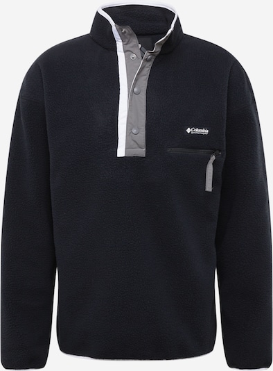 COLUMBIA Sportsweatshirt in grau / schwarz / weiß, Produktansicht