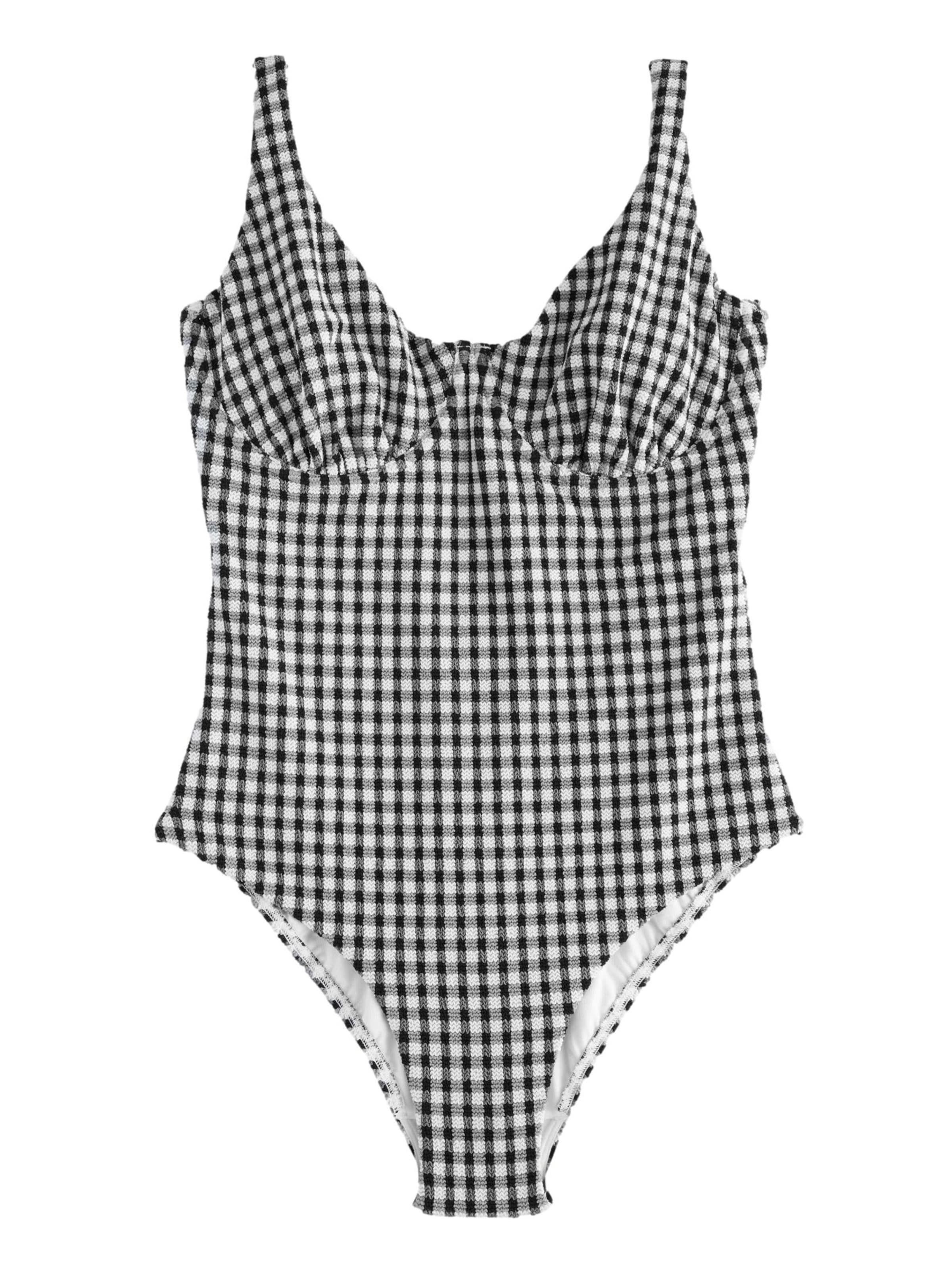 Next Korzetová Plavky – černá: přední strana