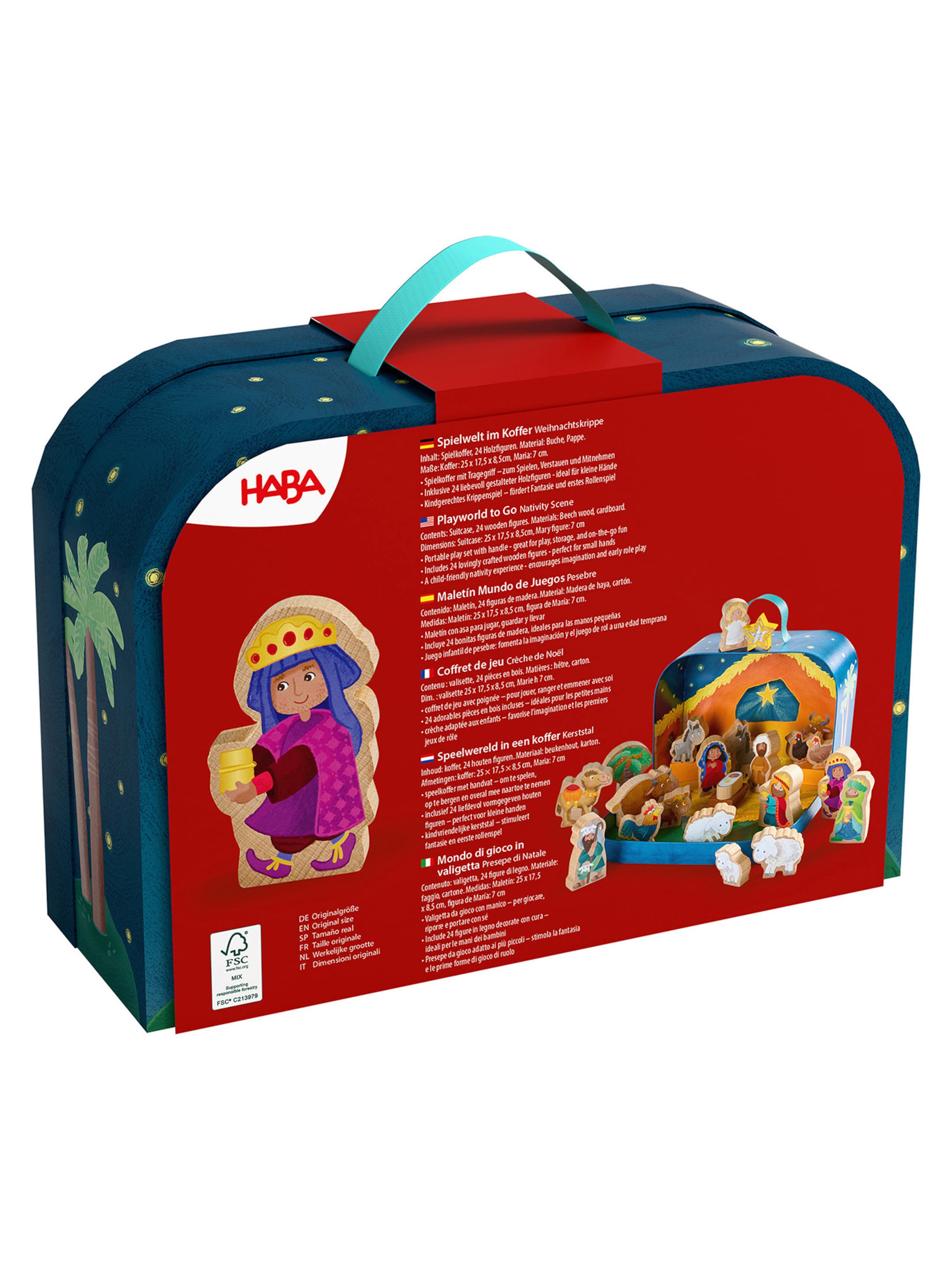 HABA Game ' Spielwelt im Koffer - Weihnachtskrippe ' in Mixed colours
