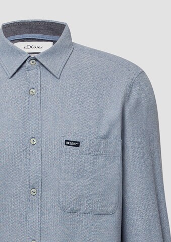 Coupe regular Chemise s.Oliver en bleu